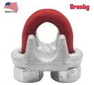 Crosby 5/16" Forged Wire Rope Clip Cable, Loop, Sling G-450, 1010079, Red. Fixed Price $29.99.