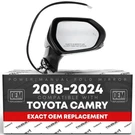 Passenger Side Mirror Compatible With 2018-2024 Toyota Camry Powered Adju.... Fixed Price $169.98.