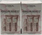 2PK Loreal Paris Signature Repair Kit Set Fast Shipping New Box. Fixed Price $29.95.