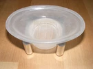 Alno Luna Free Standing Glass Soap Dish With Brass Base A6835-PN Polished Nickel. Fixed Price $40.45.