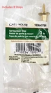 Gatehouse Bright Brass Spring Door Stop- 0308730 Set Of. Fixed Price $21.99.