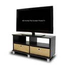 Furinno Entertainment Center W/2 Bin Drawers Espresso/brown 11156EX/BR. Fixed Price $48.98.