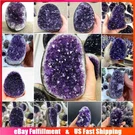 Natural Amethyst Quartz Crystal Cluster Healing Stone Geode Specimen Collections. Fixed Price $30.32.