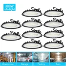 10 Pack 300W Ufo Led High Bay Light Commercial Industrial Factory Shop. Fixed Price $198.99.