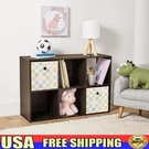 6 Cube Storage Organizer Bookcase Open Back Closed Shelves Home Office. Fixed Price $50.24.