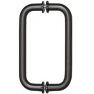 Crl Oil Rubbed Bronze 8" Tubular Back-to-back Pull Handle For Shower Door. Fixed Price $59.99.