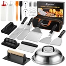 Romanticist 29PCS Griddle Accessories Set - Flat Top Teppanyaki Spatula Black. Fixed Price $48.90.