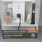 Sharper Image 6-OUTLET Surge Protector W/ 2 Usb Ports Night Light White 1000J. Fixed Price $35.99.