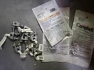 New Wire Rope Clips (8) Kock 070213 1/4" + (3) Cambell 699-0234 1/8". Fixed Price $25.00.