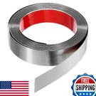 Harfington 39.4FT X 1.58" Stainless Steel Peel & Stick Wall Trim Molding. Fixed Price $76.90.
