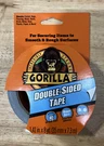 Gorilla 100925 1.41 In. X 8 Yds Double Sided Tape Adhesive Thick Both. Fixed Price $14.99.