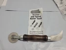Crl K6N96 Wood Handle Screen Spline Roller Tool Leather Door Window Repair. Fixed Price $44.99.