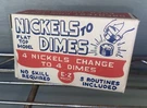 Vintage E-z Magic Flat Top Model Nickels Dimes Trick Never Used. Fixed Price $44.00.