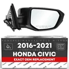 Honda Civic Passenger Side Mirror Replacement - Powered Adjustment, Manual Fo.... Fixed Price $72.19.