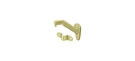 Deltana HRB325U3 Handrail Brackets, 3-3/8" Projection In Polished Brass. Fixed Price $20.85.