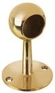 Lavi Ball End Short Post For 1" Tubing Polished Brass Railing Mount. Fixed Price $29.26.