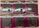 Lot Of 6 Magic Sliders Grippers Self Sticking Heavy Duty 1.5" (8PADS Each. Fixed Price $25.60.