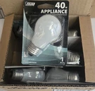 Retail Packaged Lot Of 12, Feit BP40A15 W Frost S/base. Fixed Price $28.88.