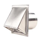 6 In. Round Wall Vent With Screen And Damper. Fixed Price $46.01.