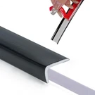 Yefanxi Peel And Stick Vinyl Corner Trim 20FT L-shape Tile Outside Black. Fixed Price $21.15.