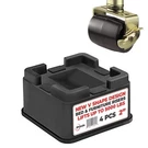 Iprimio Stackable Furniture Risers, Fits Caster Wheels - Square, Bed 2.... Fixed Price $46.28.