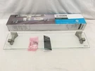 (1) New Moen Retreat 22" Clear Glass Shelf - Brushed Nickel DN8390BN. Fixed Price $37.90.