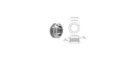 Crl FP214BS Brushed Stainless Laguna Series Thru-glass Pull. Fixed Price $64.29.