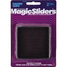 Magic Sliders In. Square Rubber Non-skid Furniture Leg Cup (2-PACK) 39620. Fixed Price $14.03.
