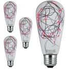 4PACK ST64 Led Red Replacement Light Bulbs, Christmas Globe E26, 1.5W. Fixed Price $45.64.