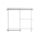 Rubbermaid 49.2 In. H X 13.25 W 2.6 Steel Closet Kit. Fixed Price $205.99.