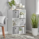 11" 6-CUBE Storage Organizer Racks Shelf Cabinet Shelves Display Home White New. Fixed Price $50.28.