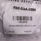 Fhc Hd Square Wall Mount Clamp Polished Nickel CSU4PN. Fixed Price $11.97.