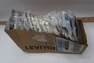 (25-PK)LEVITON Telephone/cable Wallplate Midway Size Ivory 1-GANG .406-INCH Hole. Fixed Price $86.13.