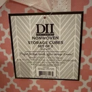 Dii Folding Storage Cubes Of 2 11X11X11 Craft Toys Closet Organizer Brandnew. Fixed Price $10.00.