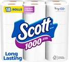 1000 Toilet Paper, 18 Rolls, Septic-safe, 1-PLY Tissu. Fixed Price $24.27.