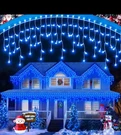 159 Ft Blue Christmas Lights Outdoor, 1458 Led Waterproof Outside. Fixed Price $39.99.