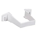 Amerimax T0534 White Vinyl Contemporary Downspout Bracket 4.3 LX3.3 HX1 In.. Fixed Price $7.67.