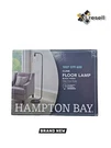 Hampton Bay Cline 62.5 In. 1-LIGHT Black Floor Lamp With Clear Glass Shade. Fixed Price $71.92.