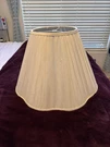 Royal Designs Bottom Scallop Gather Pleat Basic Lamp Shade, White, 7" X 14" 11. Fixed Price $42.00.