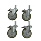 Hdx 5 In. Heavy Duty Industrial Stem Casters (4-PACK). Fixed Price $34.99.