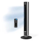 Lasko 40" Quiet Oscillating Tower Fan Remote Control Dc Motor 12 Speeds Black. Fixed Price $68.62.
