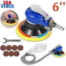 6'' Air Body Random Orbital Palm Sander Da Buffing Sanding W/ 7 Auto Discs 150MM. Fixed Price $31.50.