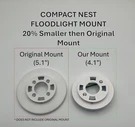 Compact Nest Floodlight Camera Complete Mount Kit With Bracket/screws/nuts. Fixed Price $19.99.