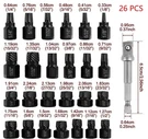 26PC Screw Extractor Set Hex Head Multi-spline Damaged Bolt Nut Remover Tool Kit. Fixed Price $34.99.