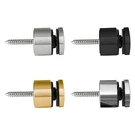 Stainless Steel Staircase Glass Railing Adjustable Round Standoff For Wall. Fixed Price $44.99.