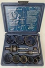 Disston Blu-mol 9596 Boxed Bi-metal Hole Saw Journeyman Kit. Fixed Price $39.99.