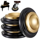 4 Pcs Piano Caster Cups, Metal Rubber For Hardwood Floors, Grand .... Fixed Price $97.84.