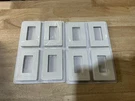 16-PK Faith 1-GANG Decorator Screwless Wall Plate Gfci Outlet/rocker Light Cover. Fixed Price $26.00.