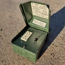 Midwest Amp Backyard Outlet With Gfi Duplex And Toggle Switch U010S010GRP. Fixed Price $49.99.