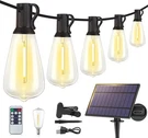 48FT Solar String Lights Outdoor With Remote, Waterproof Dimmable Patio 15+1 Led. Fixed Price $33.98.